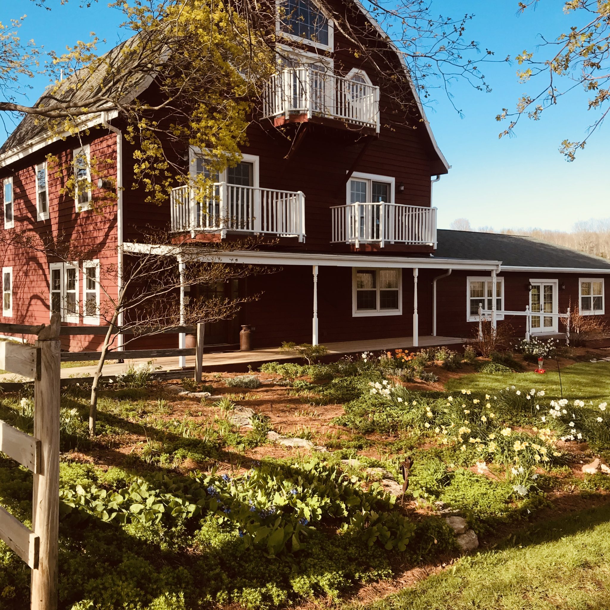 Enjoy a Secluded, Private Getaway at the Chanticleer Guest House Chanticleer Guesthouse Bed